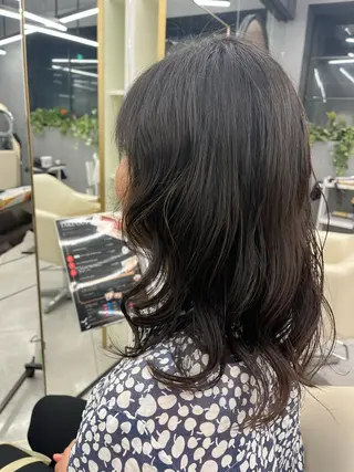 パーマ 梶 久菜乃のヘアスタイル