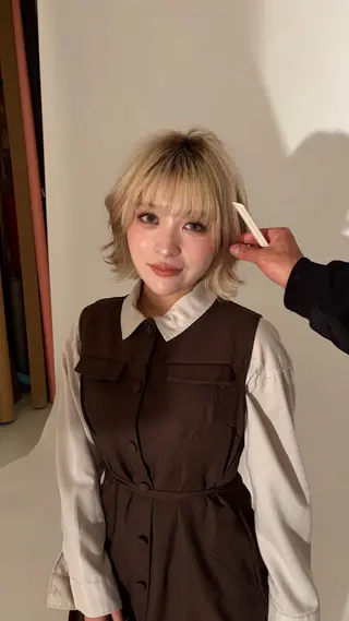 ショート カラーモデル募集 🫧彩花🦋のヘアスタイル