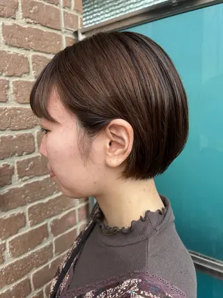 ショート カラー 久木原 ゆりのヘアスタイル