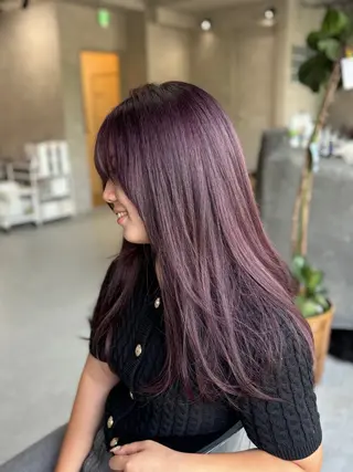 カラー 長崎 紗南のヘアスタイル
