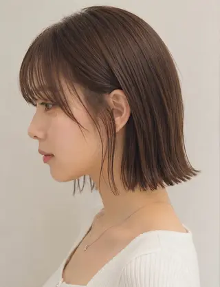 ショート 艶カラー /顔周り◎ 小川泰輝🫧のヘアスタイル