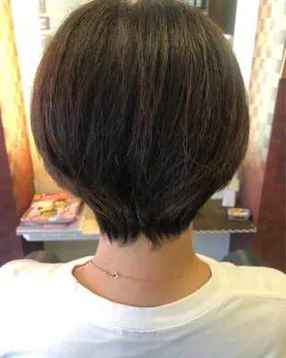 ショート 織田 英之のヘアスタイル