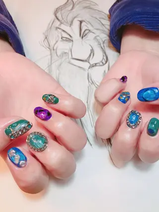 ネイル 平尾駅前/持込み専門 /owlnailのネイルデザイン