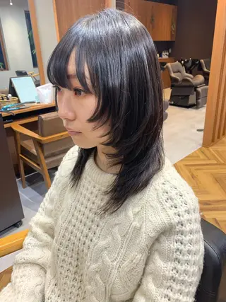 セミロング 倉山 将貴のヘアスタイル