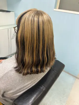 ミディアム 谷 未来美のヘアスタイル