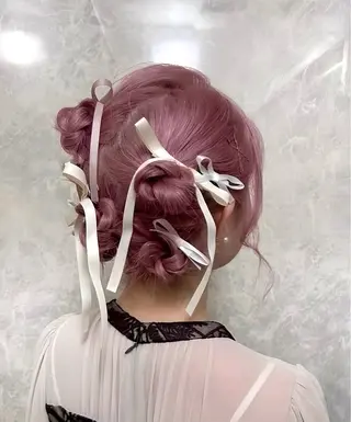 ロング 🎀ブリーチ/ エクステ/渋谷🎀のヘアスタイル