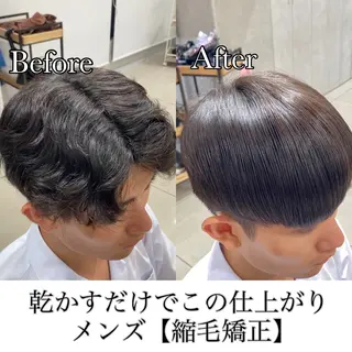 パーマ メンズ 💠メンズ縮毛矯正 /パーマ💠林慶太のヘアスタイル