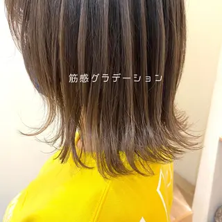 ミディアム CASANE 大橋康智のヘアスタイル