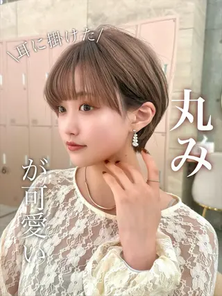 ショート 髪質改善🦋韓国ヘア /艶髪カラー/ゆうとのヘアスタイル