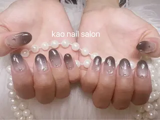 ネイル kao nail マグネット/長さだしのネイルデザイン