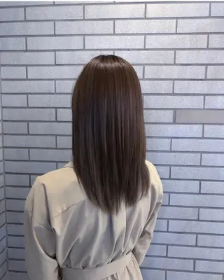 ミディアム カラー 中村 よしひでのヘアスタイル