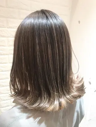 ミディアム カラー ご新規様限定 透明感カラーKANAのヘアスタイル