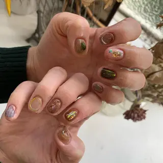 ネイル 新宿ニュアンスネイル makotoのネイルデザイン