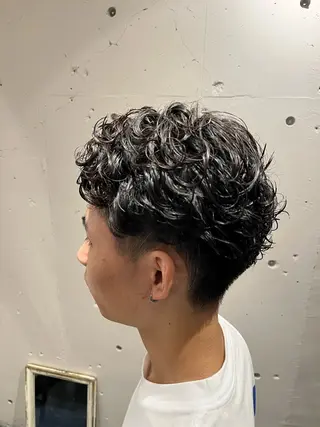 ショート パーマ メンズ 【カットモデル募集】 武田 好誠のヘアスタイル