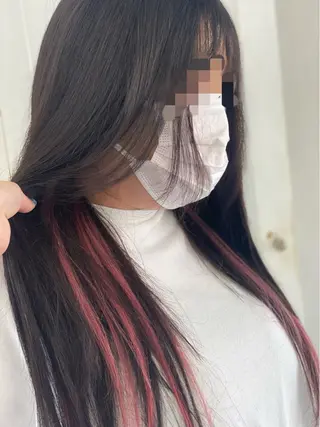 ロング 三浦 美鈴のヘアスタイル