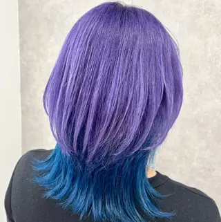 カラー Yoshiいろあそび 八王子/ハイトーンのヘアスタイル