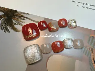 ネイル 💜ワンホンネイル ナインカラット💎のネイルデザイン