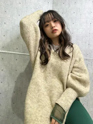 ロング カラー ハイトーン/メンズ 水野翔太のヘアスタイル