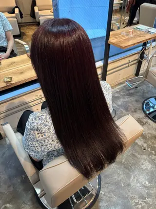 ロング カラー 篠崎 良菜のヘアスタイル