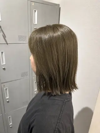 ミディアム カラー 艶カラー/カット/ あゆみ🎀のヘアスタイル