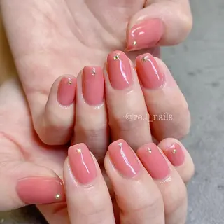 ネイル モチの良さ◉ フィルインネイル♡のネイルデザイン
