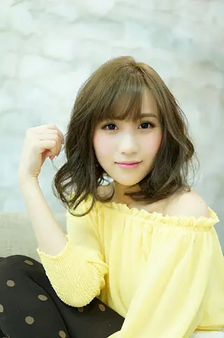 ミディアム 永野 良一のヘアスタイル