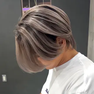 ショート メンズ縮毛矯正 🎖アジマ リョオのヘアスタイル