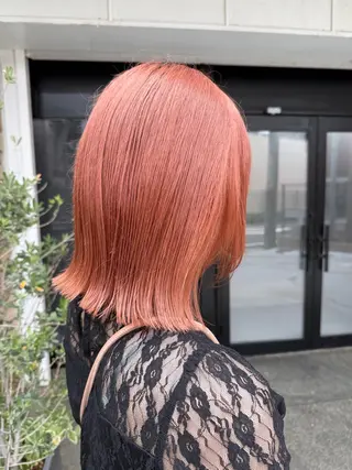 ミディアム カラー 透明感カラー/パーマ 🌀アオノのヘアスタイル