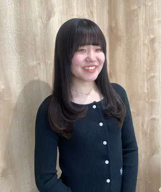 セミロング 王道かわいい🤍ベー ジュカラー＊里々花＊のヘアスタイル