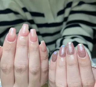 ネイル ki🍒🍒 ki ツルツルネイルのネイルデザイン