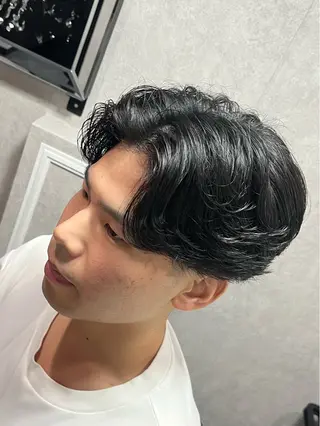 ミディアム パーマ 🌈予約の98%パ ーマ⭕️🌈福本のヘアスタイル
