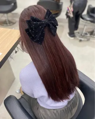 カラー girly❤︎暖色ヘ ア➰🎀HINANOのヘアスタイル