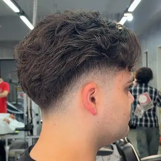 ショート パーマ メンズ メンズ専門🥸 フェード特化　涼太のヘアスタイル
