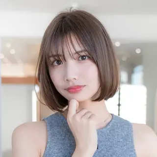 ミディアム カラー 【渋谷】ボブ・ レイヤーボブ特化✂︎のヘアスタイル