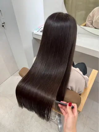 ロング SLASHスラッシュ 木下結月果のヘアスタイル