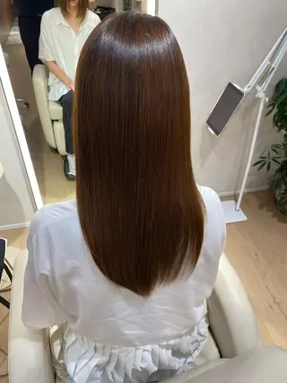 ロング 髪質改善ストレート ✂️前田龍之介のヘアスタイル