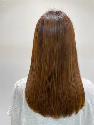 ロング 縮毛矯正、髪質改善/ 松田 龍之介のヘアスタイル