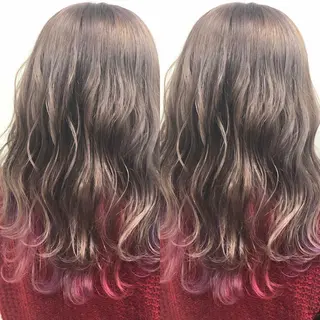 セミロング カラー BREK 袋井店のヘアスタイル