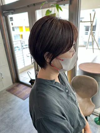 ショート モテ髪/ボブ/ショー ト/アダチフウトのヘアスタイル