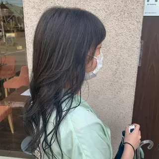 ロング カラー ヘアアレンジ マツエク・マツパ SOUPLE 土谷優乃のヘアスタイル