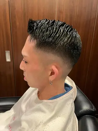 ショート メンズ 🌈予約の98%パ ーマ⭕️🌈福本のヘアスタイル