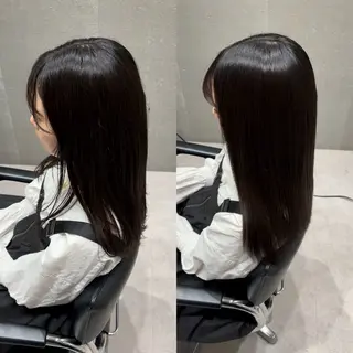 セミロング 髪質改善ヘアケア 艶髪特化/上田のヘアスタイル