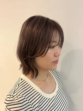 ショート カラー 透明感カラーショート ボブツムギ♡のヘアスタイル