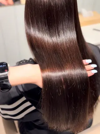 ロング ルシエル縮毛矯正 髪質改善/ayaのヘアスタイル