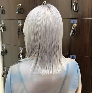 ミディアム カラー 齋藤 連のヘアスタイル