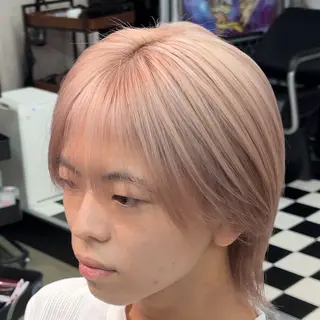 セミロング カラー メンズ カラー特化/海外系/ ハイライト/豊閃のヘアスタイル