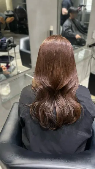 ロング カラー 原田 瑞季のヘアスタイル
