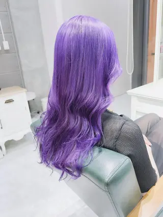 ロング ヘアアレンジ カラー Days 透明感カラーのヘアスタイル