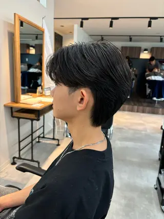 メンズ 船橋駅フェザーパーマ ニュアンスパーマ保立のヘアスタイル