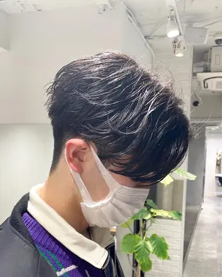 ショート カラー パーマ ヘアアレンジ メンズ メンズ特化美容師 aiの眉毛・アイブロウイメージ